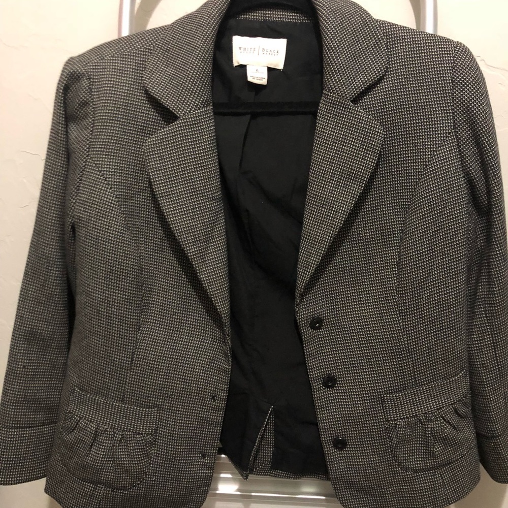 Black and White Blazer